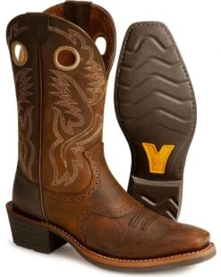 Ariat Men's Heritage Roughstock Western Performance Boots - Square Toe -Ariat || Corral || Dan Post Store 030102 41 D1