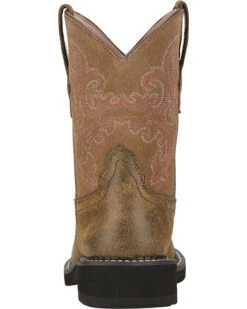 Ariat Fatbaby Brown Bomber Leather Boots - Crepe Sole -Ariat || Corral || Dan Post Store 031302 EZ BK