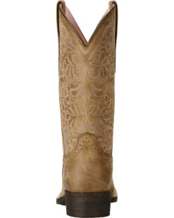 Ariat Women's Rich Brown Round Up Remuda Western Boots - Square Toe  -Ariat || Corral || Dan Post Store 031B57 12 BK