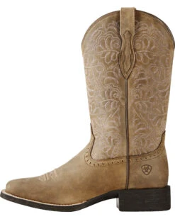 Ariat Women's Rich Brown Round Up Remuda Western Boots - Square Toe  -Ariat || Corral || Dan Post Store 031B57 12 LT
