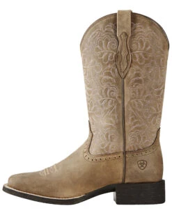 Ariat Women's Rich Brown Round Up Remuda Western Boots - Square Toe  -Ariat || Corral || Dan Post Store 031B57 7082 P2