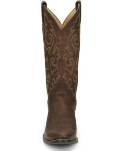 Justin Men's Leather Western Boots - Medium Toe -Ariat || Corral || Dan Post Store 036524 41 P4