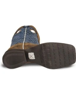 Twisted X Men's Distressed Ruff Stock Western Boots - Broad Square Toe -Ariat || Corral || Dan Post Store 036B30 B1 BM