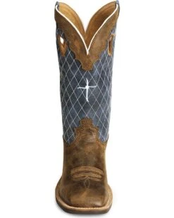 Twisted X Men's Distressed Ruff Stock Western Boots - Broad Square Toe -Ariat || Corral || Dan Post Store 036B30 B1 FT