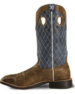 Twisted X Men's Distressed Ruff Stock Western Boots - Broad Square Toe -Ariat || Corral || Dan Post Store 036B30 B1 LT