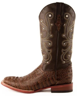 Ferrini Men's Caiman Croc Print Western Boots - Broad Square Toe -Ariat || Corral || Dan Post Store 036G45 36 P3