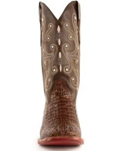 Ferrini Men's Caiman Croc Print Western Boots - Broad Square Toe -Ariat || Corral || Dan Post Store 036G45 36 P4