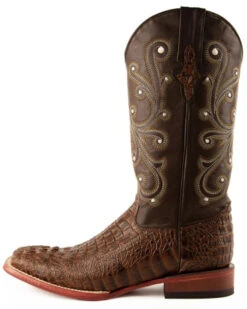 Ferrini Men's Caiman Croc Print Western Boots - Broad Square Toe -Ariat || Corral || Dan Post Store 036G45 7059 P3