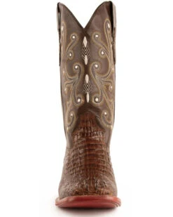 Ferrini Men's Caiman Croc Print Western Boots - Broad Square Toe -Ariat || Corral || Dan Post Store 036G45 7059 P4