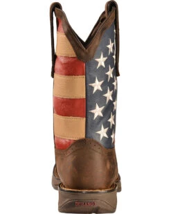 Durango Men's Patriotic Square Toe Western Boots -Ariat || Corral || Dan Post Store 038782 41 BK