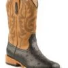 Roper Men's Ostrich Print Western Boots