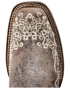 Corral Women's Brown Crater Embroidered Western Boots - Square Toe -Ariat || Corral || Dan Post Store 0450P9 41 TP