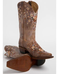 Shyanne Women's Maisie Floral Embroidered Western Leather Boots - Snip Toe 11 Shyanne Women's Maisie Floral Embroidered Western Leather Boots - Snip Toe -Ariat || Corral || Dan Post Store 04542N 41 BM