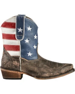 Roper Women's American Beauty Flag Ankle Boots -Ariat || Corral || Dan Post Store 0454D3 41 RT