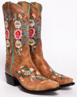 Macie Bean Women's Rose Garden Western Boots - Snip Toe 10 Macie Bean Women's Rose Garden Western Boots - Snip Toe -Ariat || Corral || Dan Post Store 0458L9 D2 FT