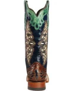 Lucchese Women's Handmade 1883 Amberlyn Full Quill Ostrich Western Boots - Square Toe  -Ariat || Corral || Dan Post Store 045T32 AG BK