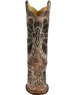 Corral Women's Sequin Wing & Cross Inlay Western Boots - Square Toe -Ariat || Corral || Dan Post Store 045U62 89 FT