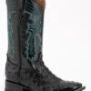 Ferrini Men's Full-Quill Ostrich Embroidered Western Boots - Broad Square Toe