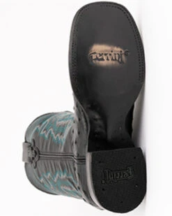 Ferrini Men's Full-Quill Ostrich Embroidered Western Boots - Broad Square Toe -Ariat || Corral || Dan Post Store 066845 89 P7