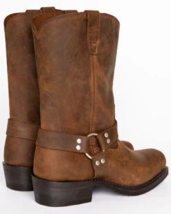 Brothers & Sons Men's Pull On Motorcycle Boots - Square Toe -Ariat || Corral || Dan Post Store 2000042390 200 BK