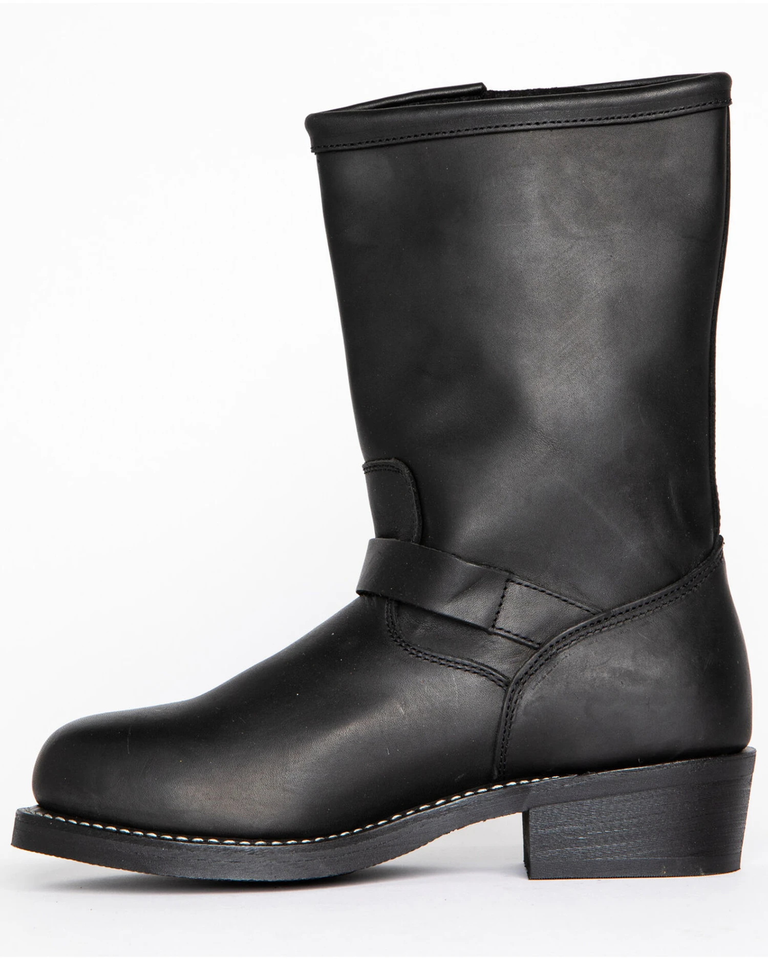 Brothers & Sons Men's Engineer Motorcycle Boots - Round Toe 3 Brothers & Sons Men's Engineer Motorcycle Boots - Round Toe - Image 3