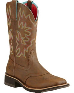 Ariat Women's Delilah Western Performance Boots - Broad Square ToeÂ