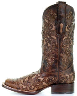 Corral Women's Embroidered Stud Inlay Western Boots -Ariat || Corral || Dan Post Store 2000213351 200 LT