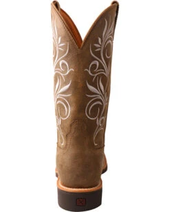 Twisted X Women's Top Hand Performance Boots - Broad Square Toe -Ariat || Corral || Dan Post Store 2000214529 200 BK