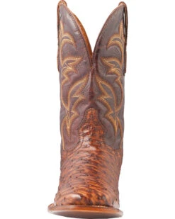 El Dorado Men's Handmade Full Quill Ostrich Stockman Boots - Broad Square Toe -Ariat || Corral || Dan Post Store 2000221953 221 FT
