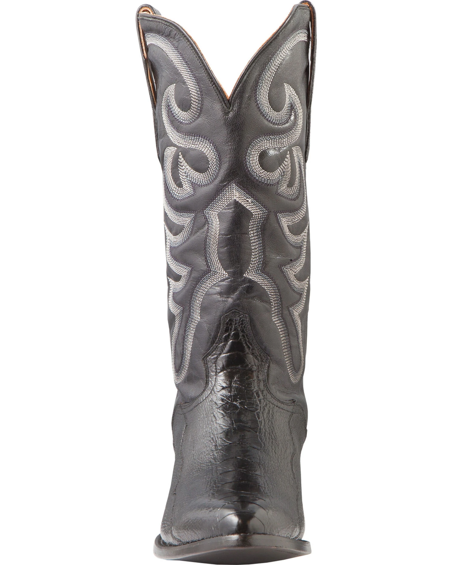 El Dorado Men's Handmade Ostrich Leg Western Boots - Medium Toe 4 El Dorado Men's Handmade Ostrich Leg Western Boots - Medium Toe - Image 4