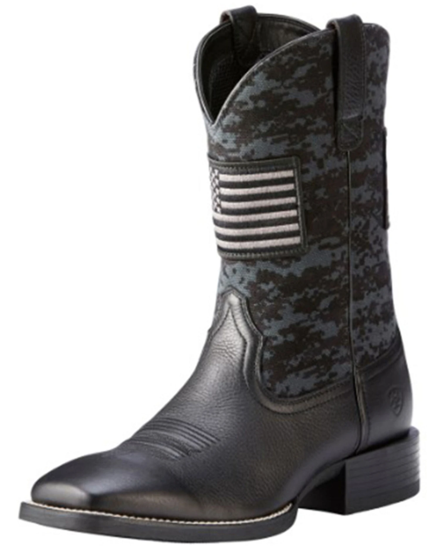 Ariat Men's Camo Sport Patriot Western Performance Boots - Broad Square Toe 1 Ariat Men's Camo Sport Patriot Western Performance Boots - Broad Square Toe