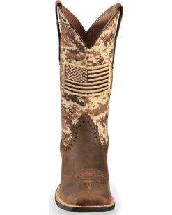 Ariat Women's Round Up Patriot Western Performance Boots - Broad Square Toe 10 Ariat Women's Round Up Patriot Western Performance Boots - Broad Square Toe -Ariat || Corral || Dan Post Store 2000225468 200 FT