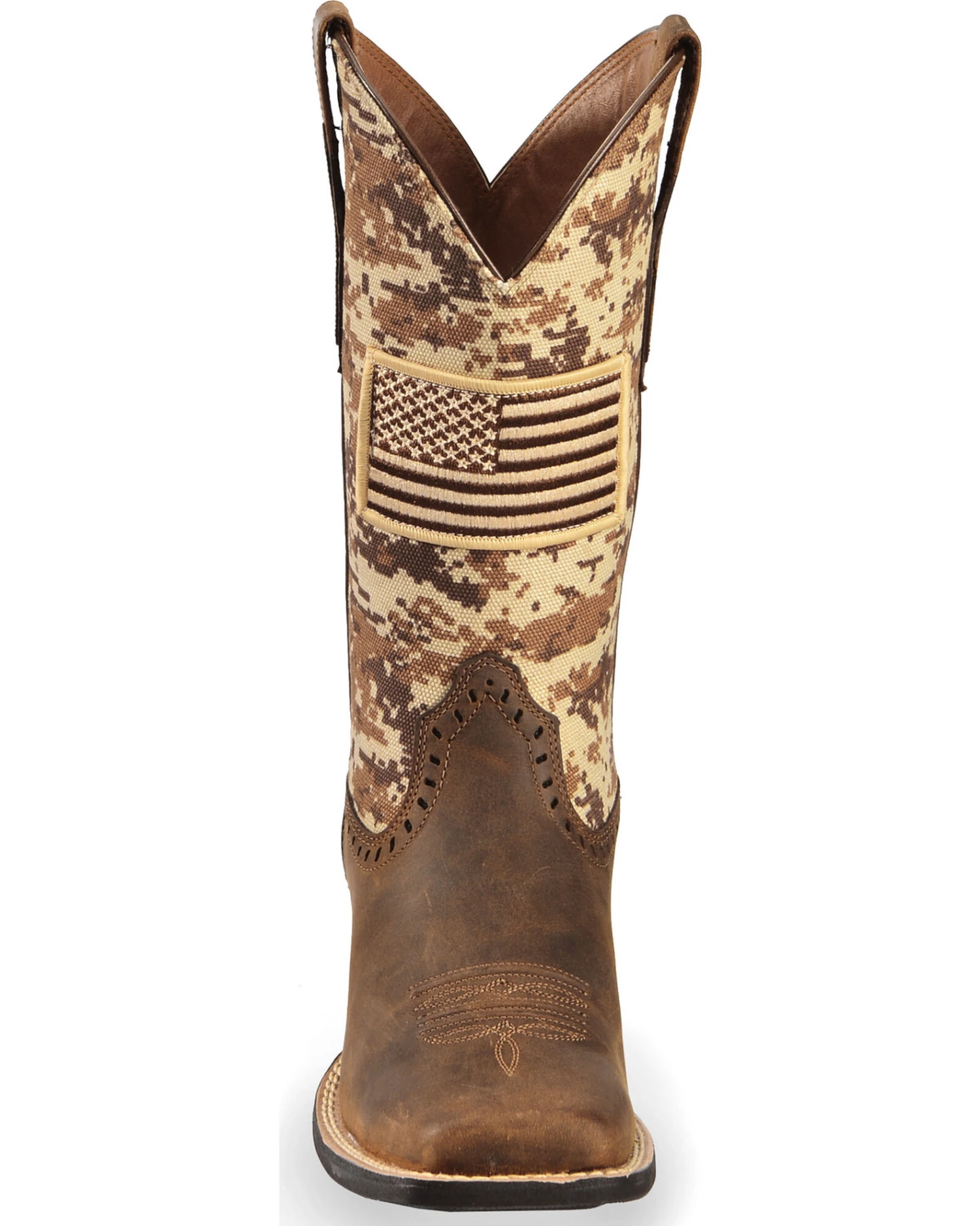 Ariat Women's Round Up Patriot Western Performance Boots - Broad Square Toe 4 Ariat Women's Round Up Patriot Western Performance Boots - Broad Square Toe - Image 4