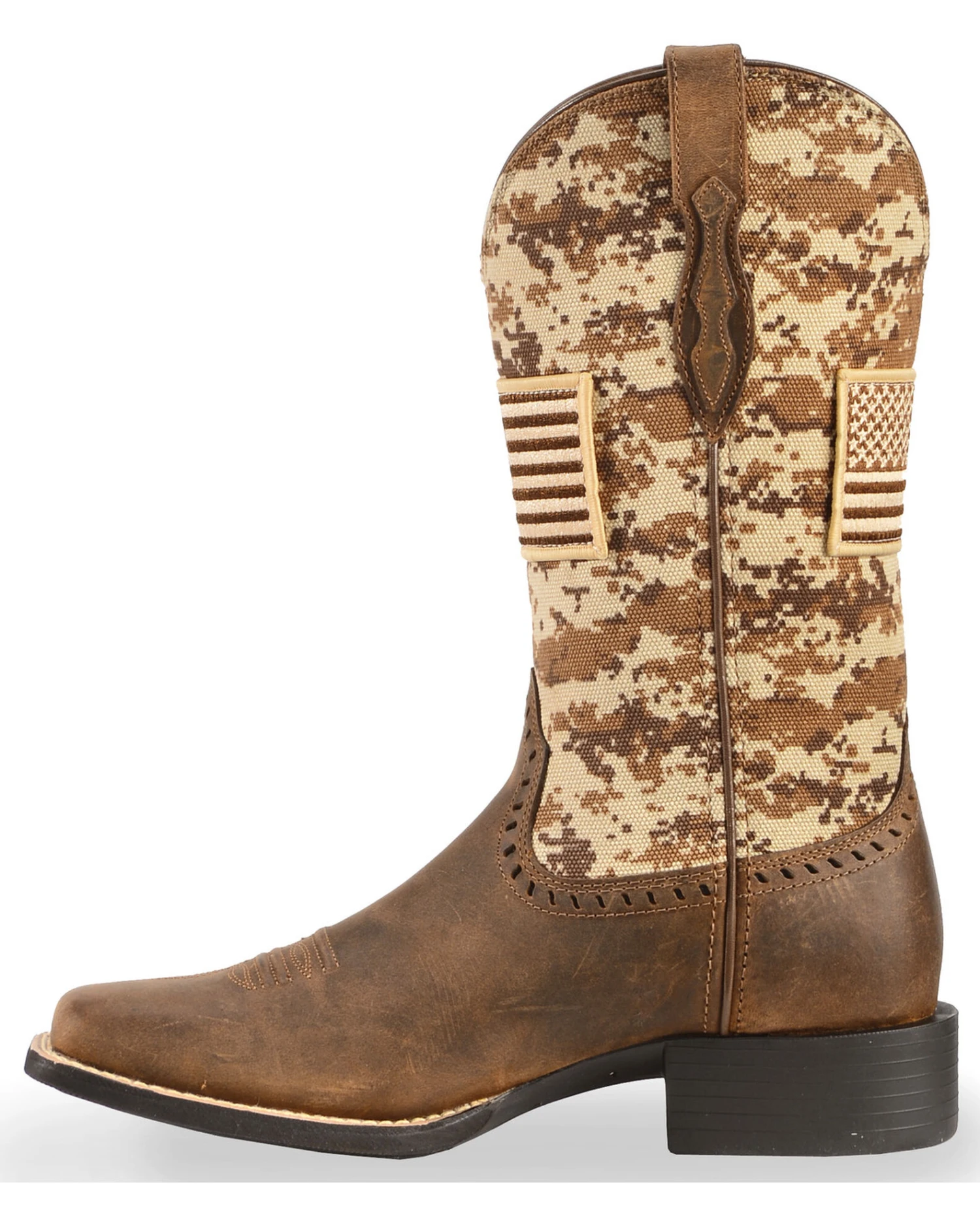 Ariat Women's Round Up Patriot Western Performance Boots - Broad Square Toe 3 Ariat Women's Round Up Patriot Western Performance Boots - Broad Square Toe - Image 3