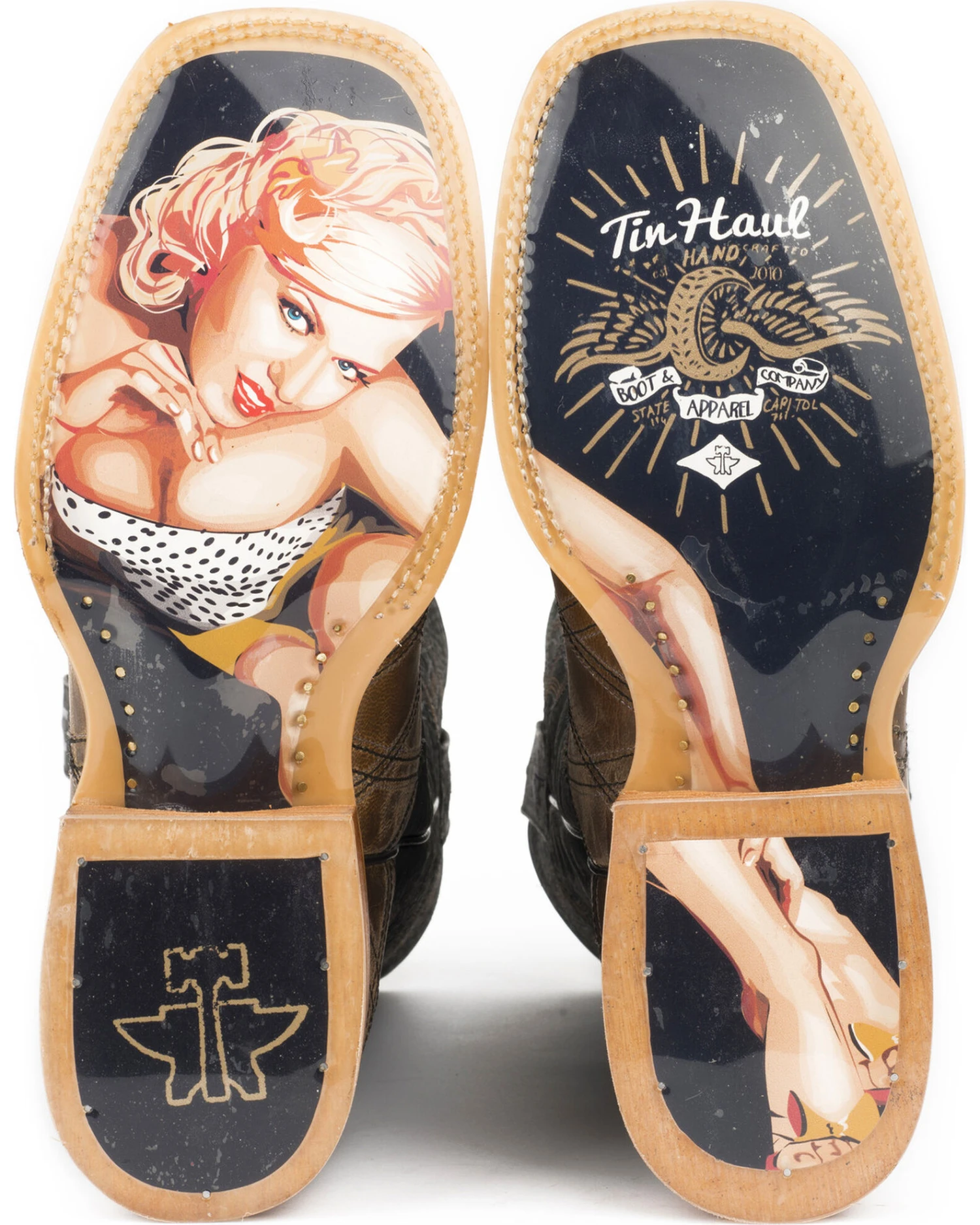 Tin Haul Men's What's Your Angle Western Boots - Broad Square Toe 2 Tin Haul Men's What's Your Angle Western Boots - Broad Square Toe - Image 2