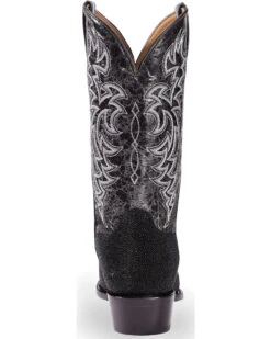Moonshine Spirit Men's Stingray Exotic Boots - Square Toe -Ariat || Corral || Dan Post Store 2000231412 001 BK
