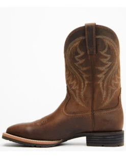 Ariat Men's Distressed Hybrid Rancher Western Performance Boots - Broad Square Toe 9 Ariat Men's Distressed Hybrid Rancher Western Performance Boots - Broad Square Toe -Ariat || Corral || Dan Post Store 2000233948 200 P3