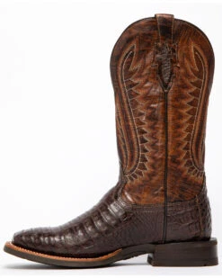 Ariat Men's Double Down Caiman Belly Cowboy Boots - Broad Square Toe -Ariat || Corral || Dan Post Store 2000238784 200 P3