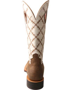 Twisted X Men's 14" Ruff Stock Boots - Broad Square Toe -Ariat || Corral || Dan Post Store 2000244621 200 BK
