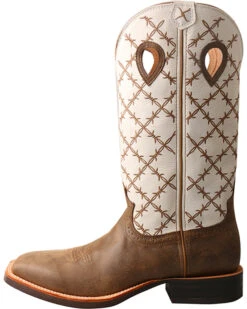 Twisted X Men's 14" Ruff Stock Boots - Broad Square Toe -Ariat || Corral || Dan Post Store 2000244621 200 LT