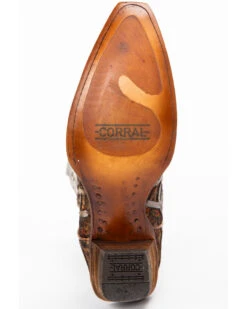 Corral Women's Taupe Inlay Western Boots - Snip Toe -Ariat || Corral || Dan Post Store 2000257881 251 P7