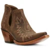 Ariat Women's Dixon Weathered Western Booties - Snip Toe