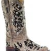 Corral Women's Sequin Inlay Western Boots - Square Toe