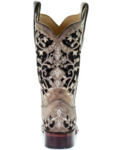 Corral Women's Sequin Inlay Western Boots - Square Toe -Ariat || Corral || Dan Post Store 2000280080 200 P4