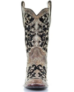 Corral Women's Sequin Inlay Western Boots - Square Toe -Ariat || Corral || Dan Post Store 2000280080 200 P5