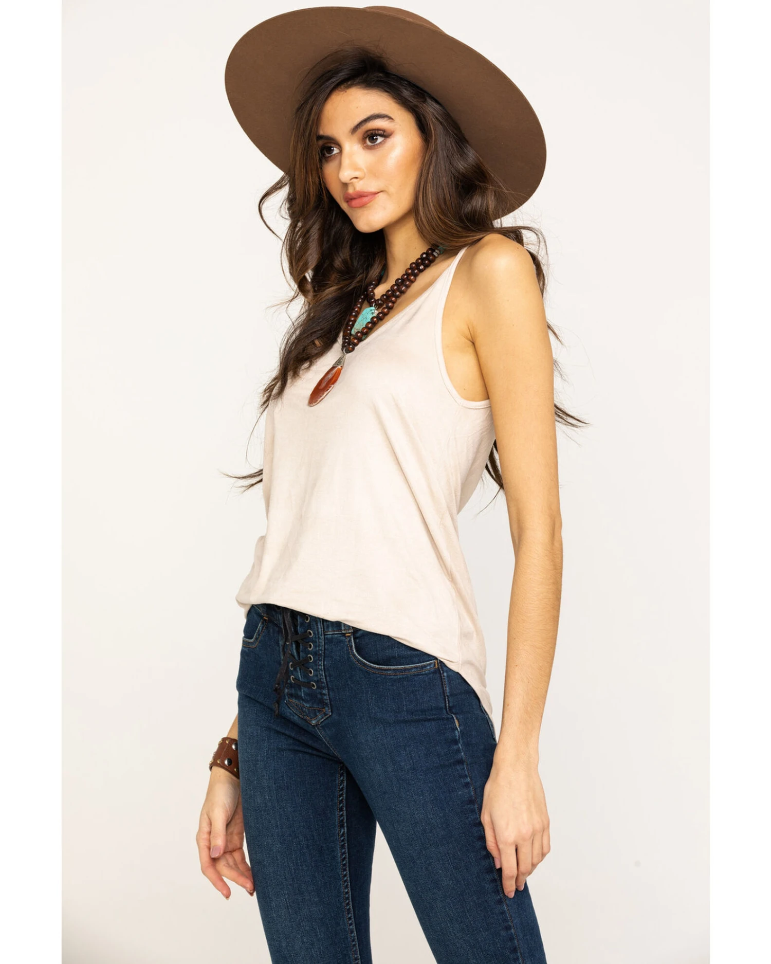 Shyanne Women's Faux Suede Cami 3 Shyanne Women's Faux Suede Cami - Image 3