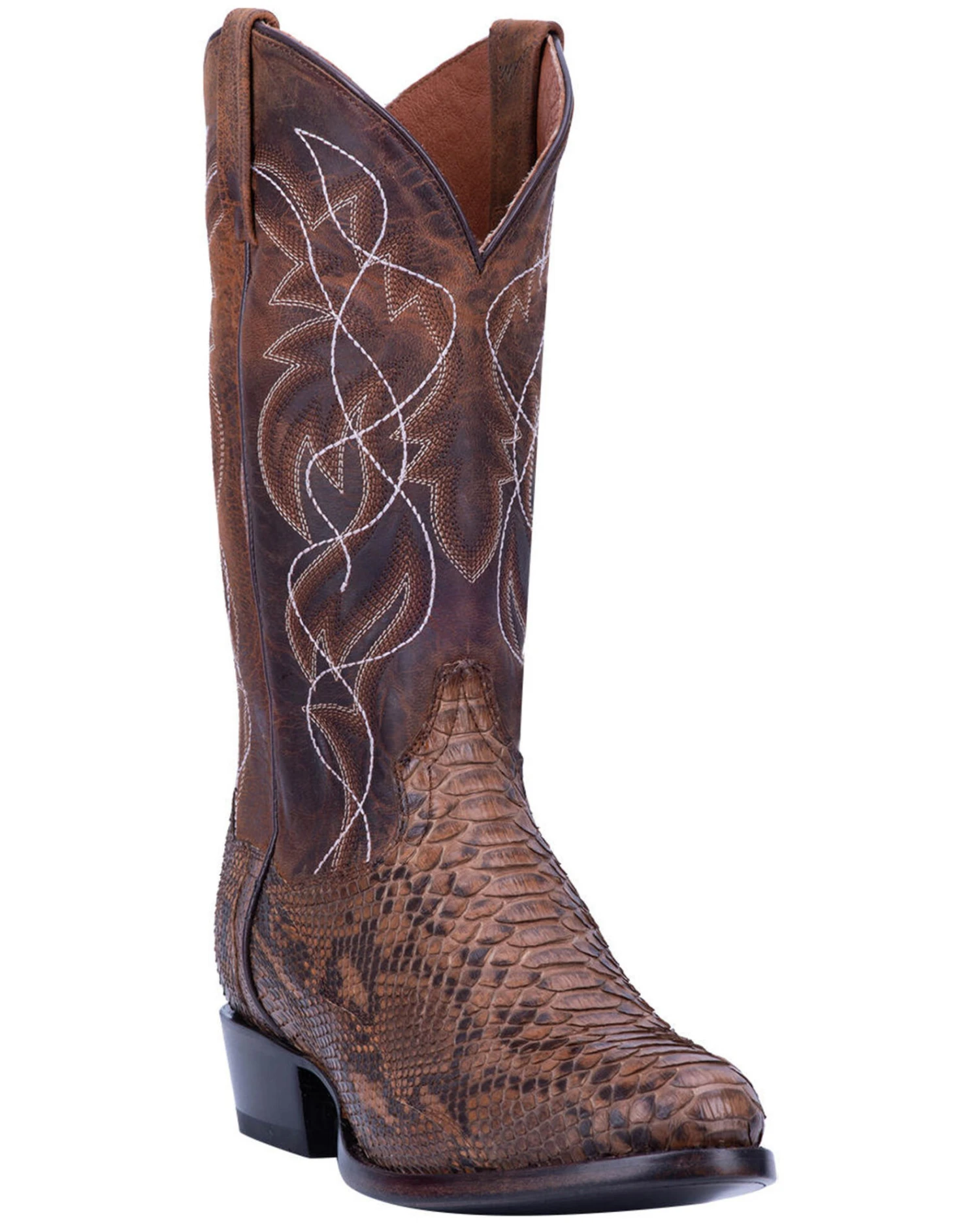 Dan Post Men's Manning Exotic Python Western Boots - Medium Toe 1 Dan Post Men's Manning Exotic Python Western Boots - Medium Toe
