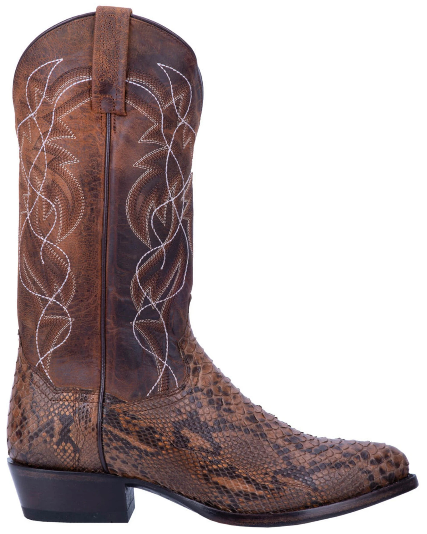 Dan Post Men's Manning Exotic Python Western Boots - Medium Toe 2 Dan Post Men's Manning Exotic Python Western Boots - Medium Toe - Image 2