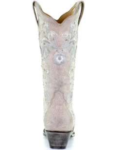 Corral Women's Floral Embroidered Western Boots - Snip Toe -Ariat || Corral || Dan Post Store 2000288044 100 P4
