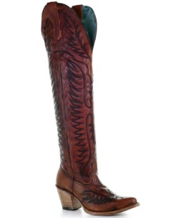 Corral Women's Leather Tall Western Boots - Pointed Toe